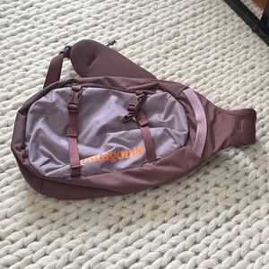 Patagonia Plum and Lavender Sling Bag